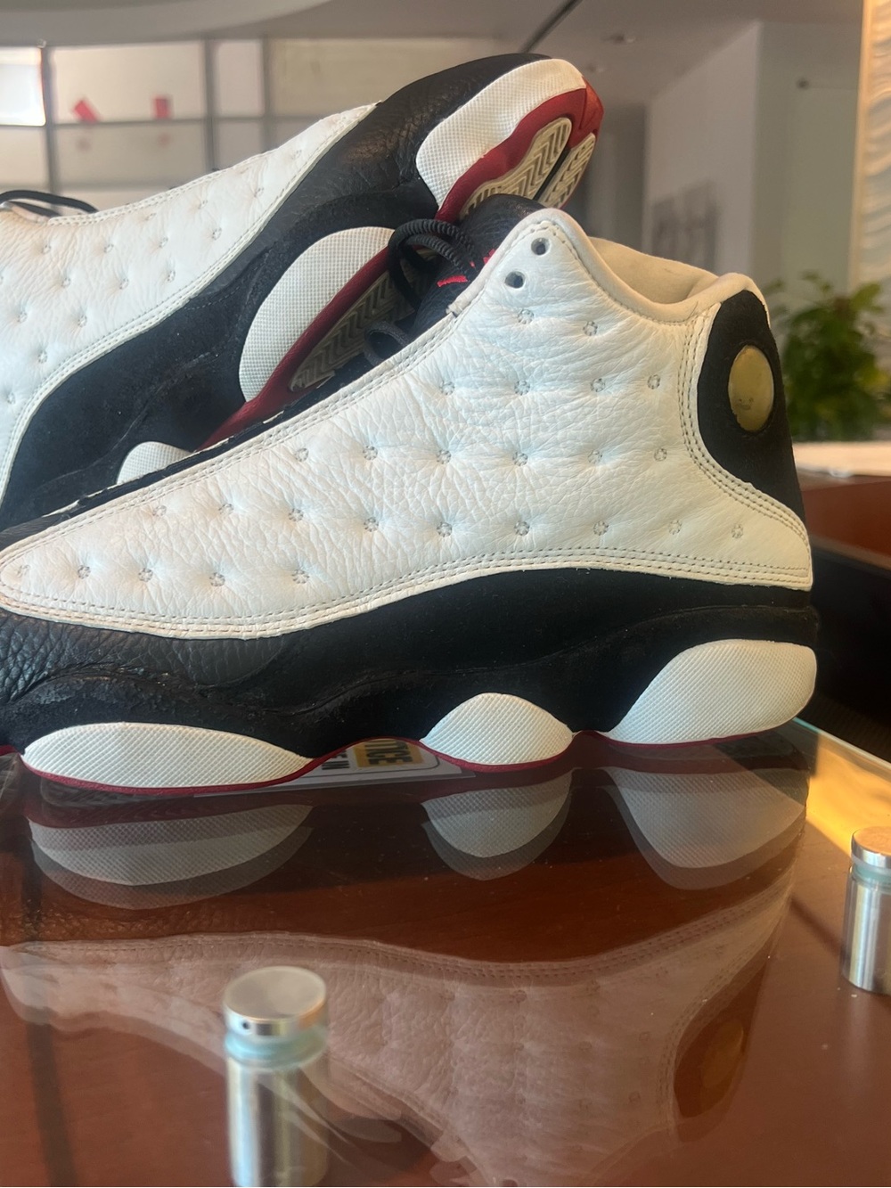 1997 he got game retro 13 size 10.5 used